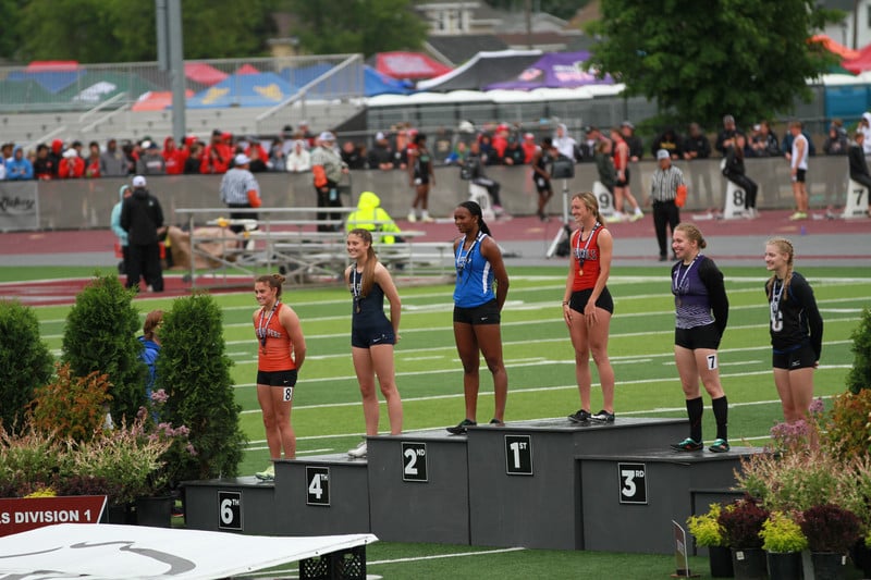 Girls 200m Dash - 6th Place