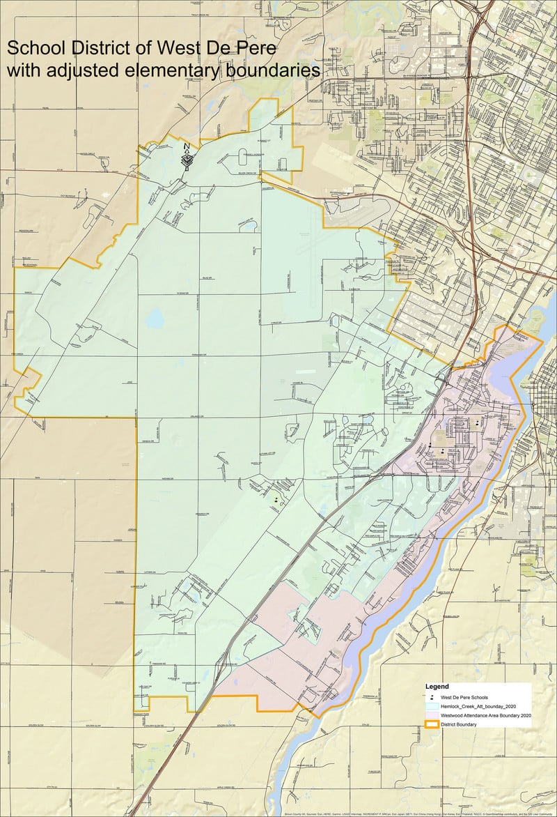 School District Boundaries January 2020